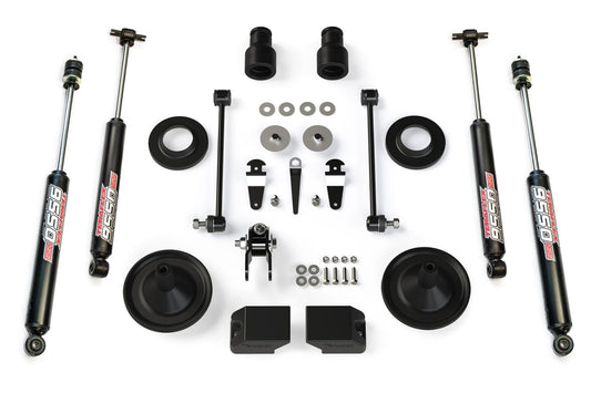 JK: 2.5" Performance Spacer Lift Kit & 9550 VSS Twin-Tube