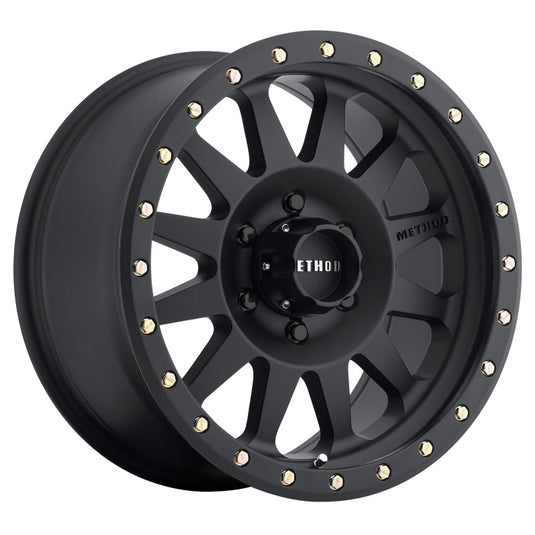 Method | MR304 Double Standard 20x10 -18mm Offset 6x5.5 108mm CB Matte Black Wheels