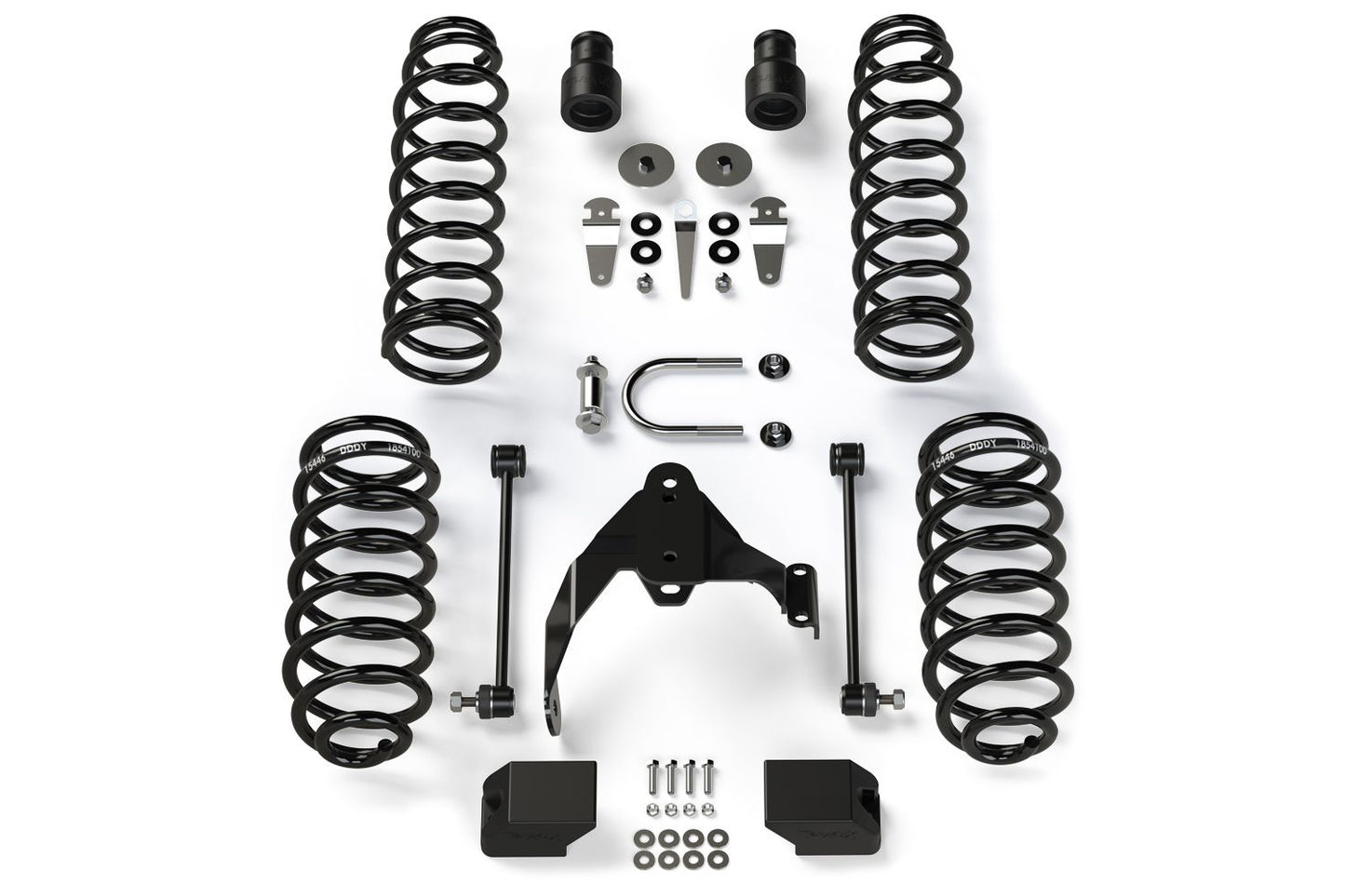 JK 4dr: 2.5" Coil Spring Base Lift Kit ? No Shocks or Shock Extensions