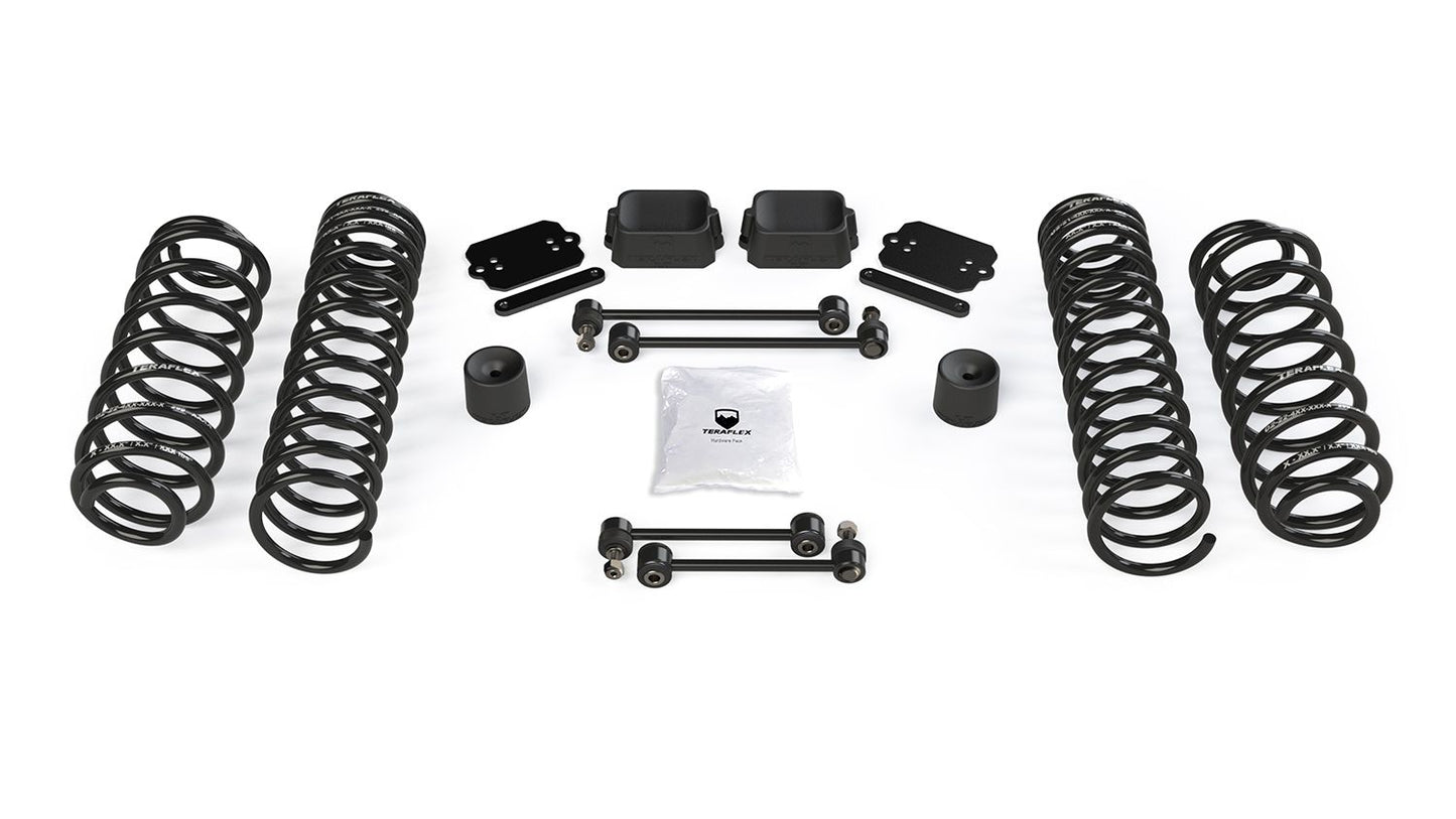 JL 4dr: 2.5" Coil Spring Base Lift Kit ? No Shocks