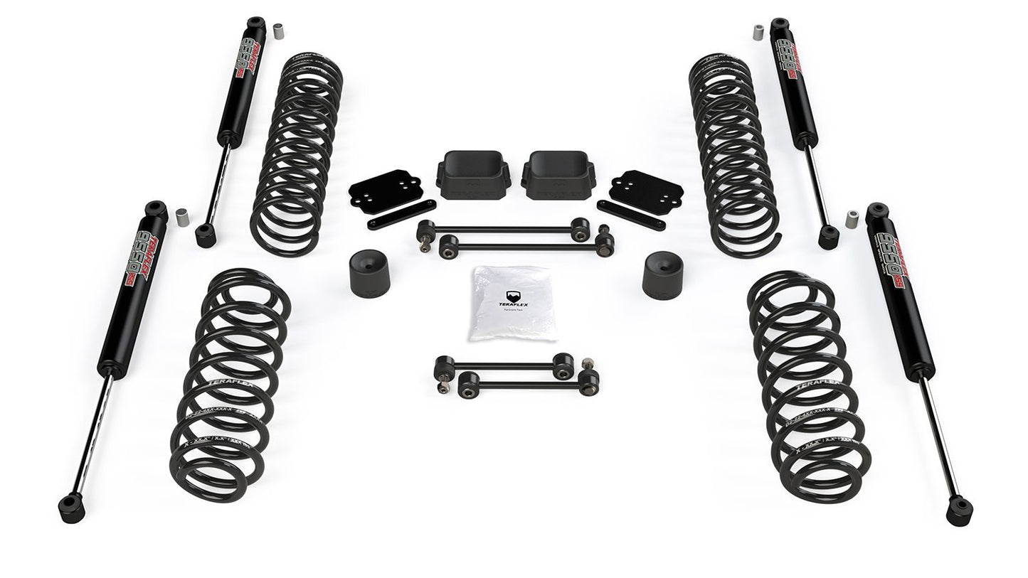JL 2dr: 2.5" Coil Spring Base Lift Kit & 9550 VSS Twin-Tube Shocks
