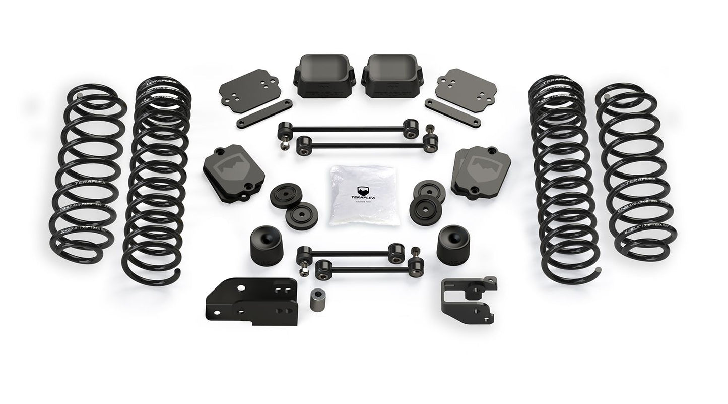 JL 2dr: 3.5" Coil Spring Base Lift Kit ? No Shocks
