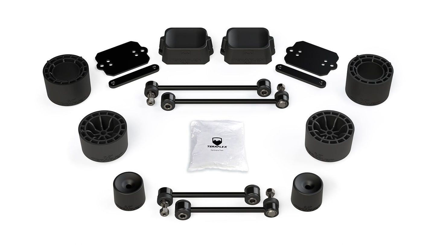 JL 4dr Rubicon: 2.5" Performance Spacer Lift Kit ? No Shocks or Exts