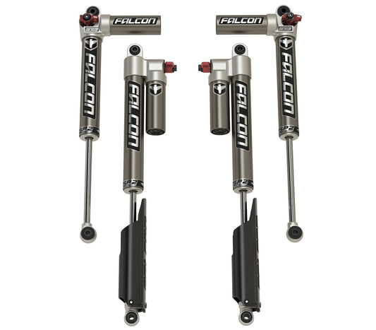 JT: Falcon SP2 3.3 Fast Adjust Piggyback Shock Kit (3.5-4.5" Lift Long-Travel)
