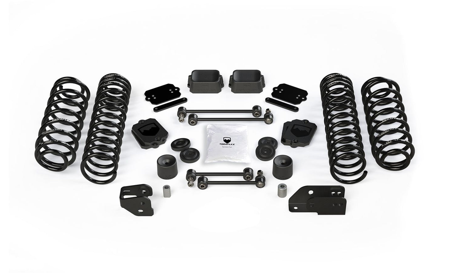 JL 4dr: 4.5" Coil Spring Base Lift Kit ? No Shocks