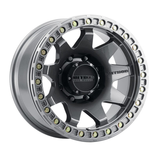 Method | MR108 17x9 -44mm Offset 8x6.5 130.81mm CB Gloss Titanium w/BH-H24125-38 Wheels