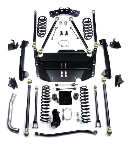 TJ SWB: 4" Pro LCG Long Arm Suspension System ? No Shocks
