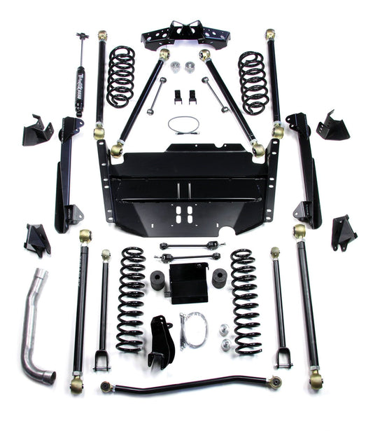 TJ SWB: 5" Pro LCG Long Arm Suspension System ? No Shocks