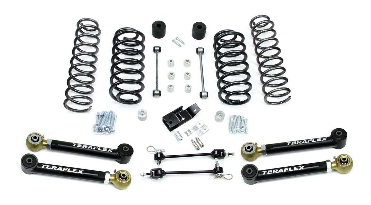 TJ: 3" Suspension System w/ 4 Short Control Arms ? No Shocks
