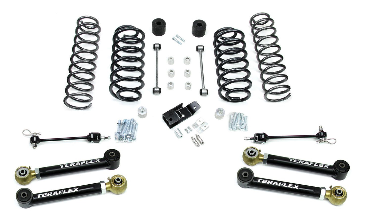 TJ: 4" Suspension System w/ 4 Short Control Arms ? No Shocks