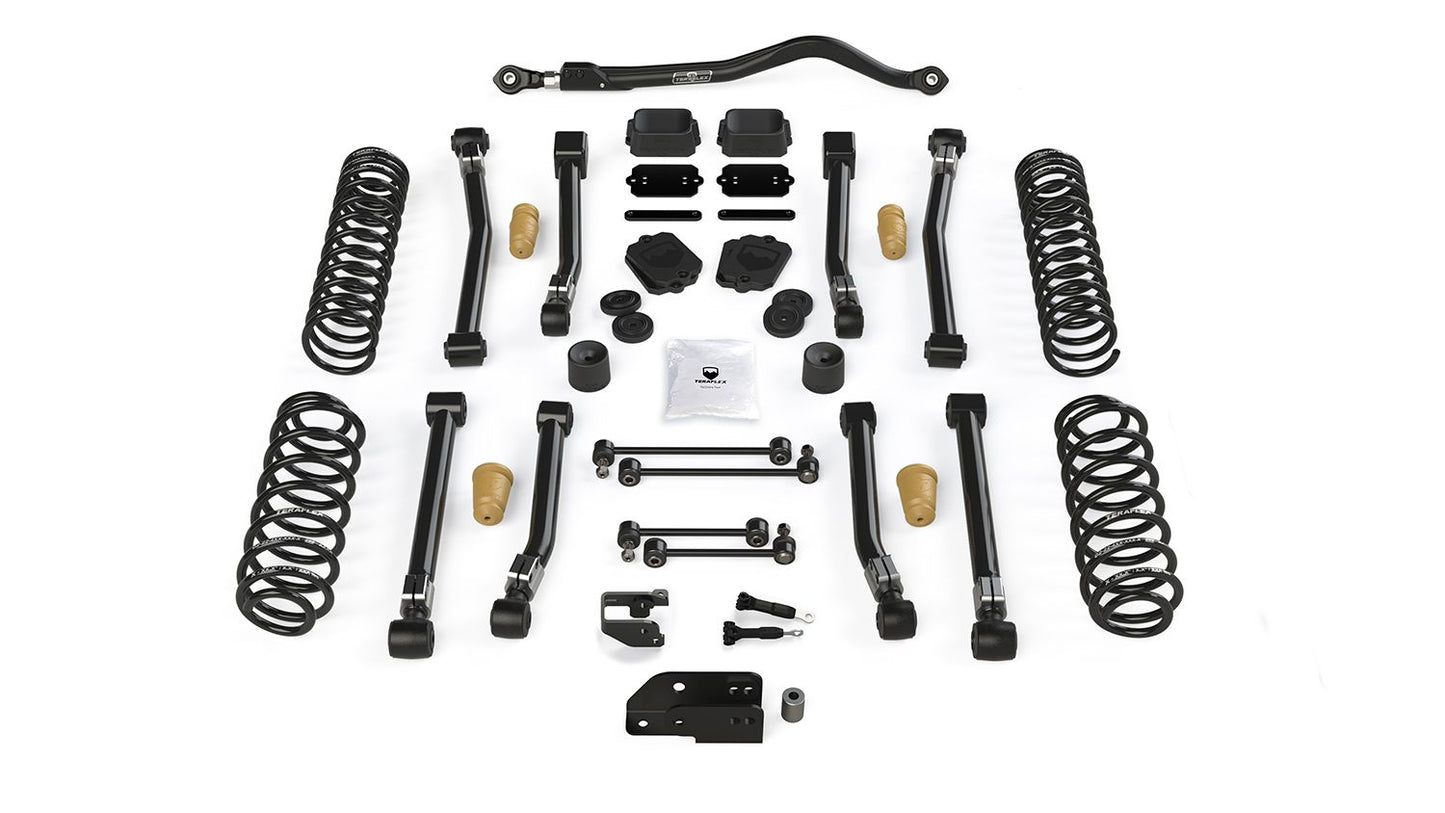 JL 4dr: 3.5" Alpine CT3 Short Arm Suspension System ? No Shocks