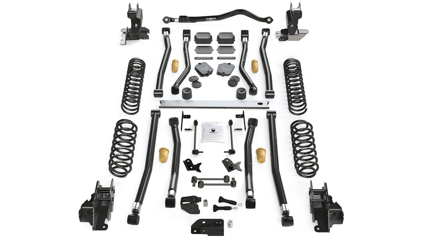 JL 2dr: 3.5" Alpine CT3 Long Arm Suspension System ? No Shocks