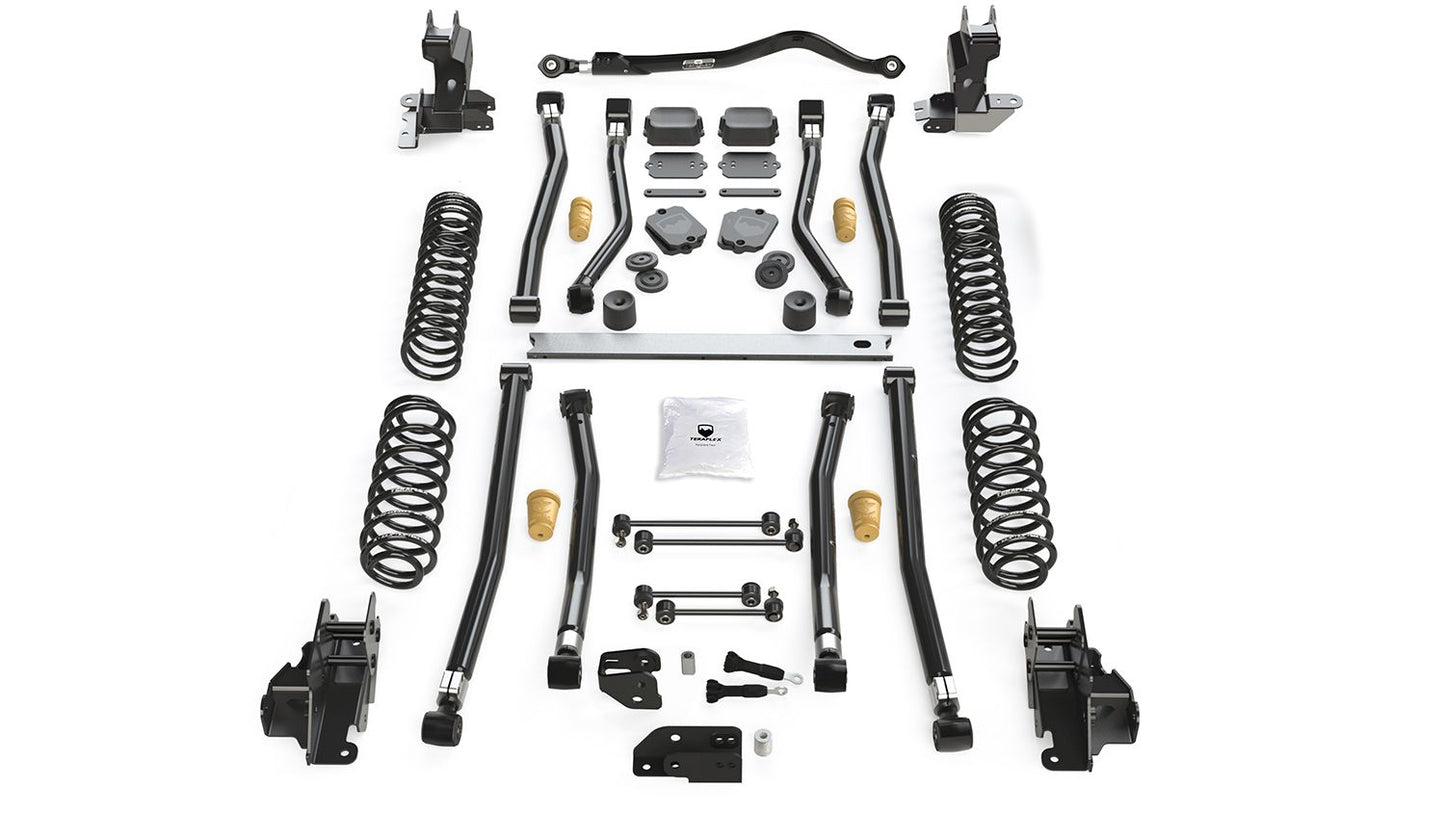 JL 2dr: 4.5" Alpine CT4 Long Arm Suspension System ? No Shock Absorbers