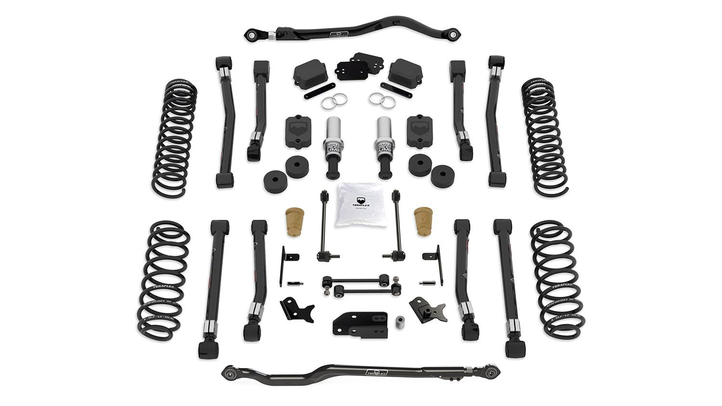 JL 4dr: 3.5" Alpine RT3 Short Arm Suspension System ? No Shocks