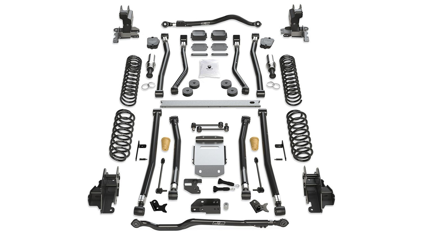 JL 4dr: 3.5" Alpine RT3 Long Arm Suspension System ? No Shocks