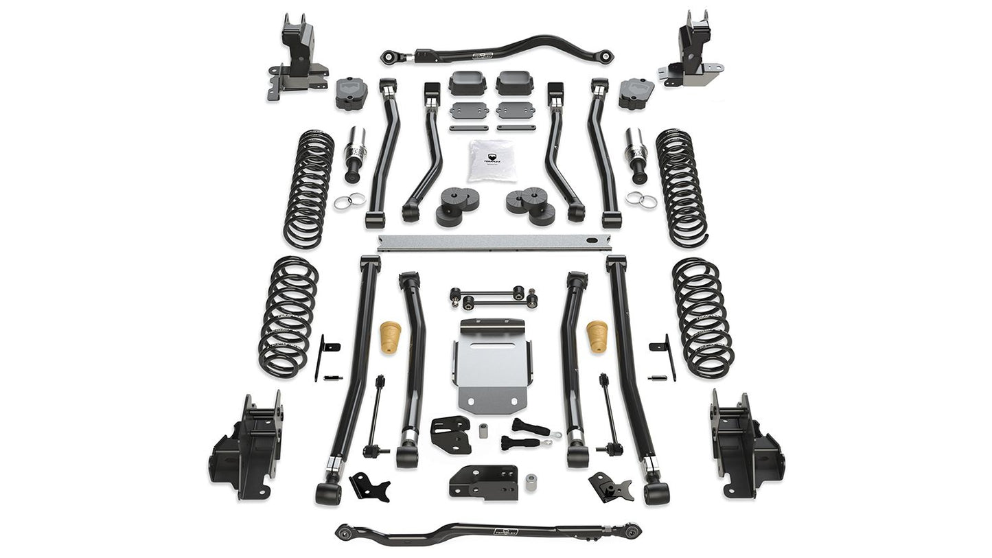 JL 2dr: 4.5" Alpine RT4 Long Arm Suspension System ? No Shocks