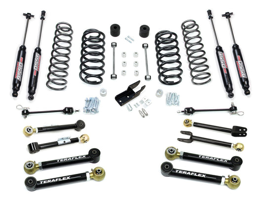 TJ: 4" Suspension System w/ 8 Short Control Arms & 9550 VSS Twin-Tube ? RHD