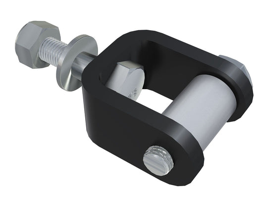 TJ: Upper Sway Bar Quick Disconnect Link U-Bracket, Stud, & Hardware