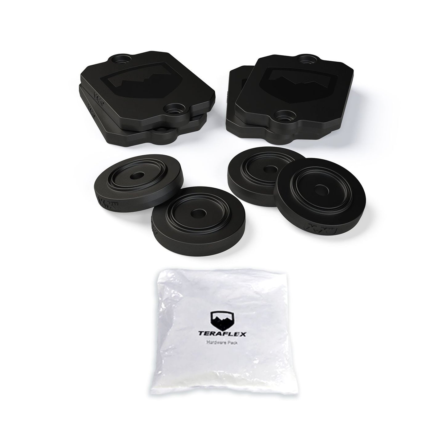 JL: 0.5" Bump Stop Strike Pad Shim Kit ? Front & Rear