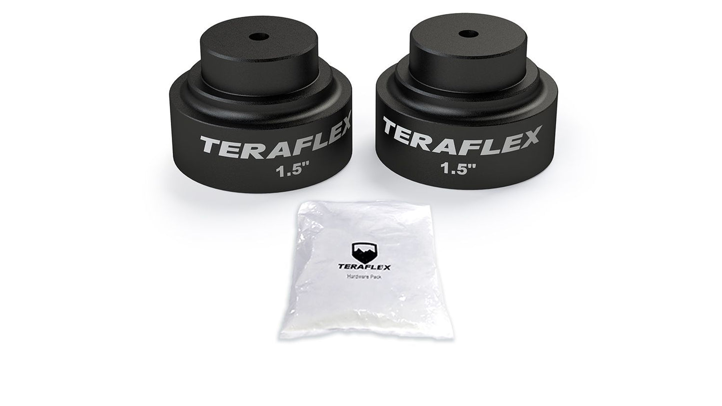 JT: 1.5" Bump Stop Strike Pad Extension Kit ? Rear Upper