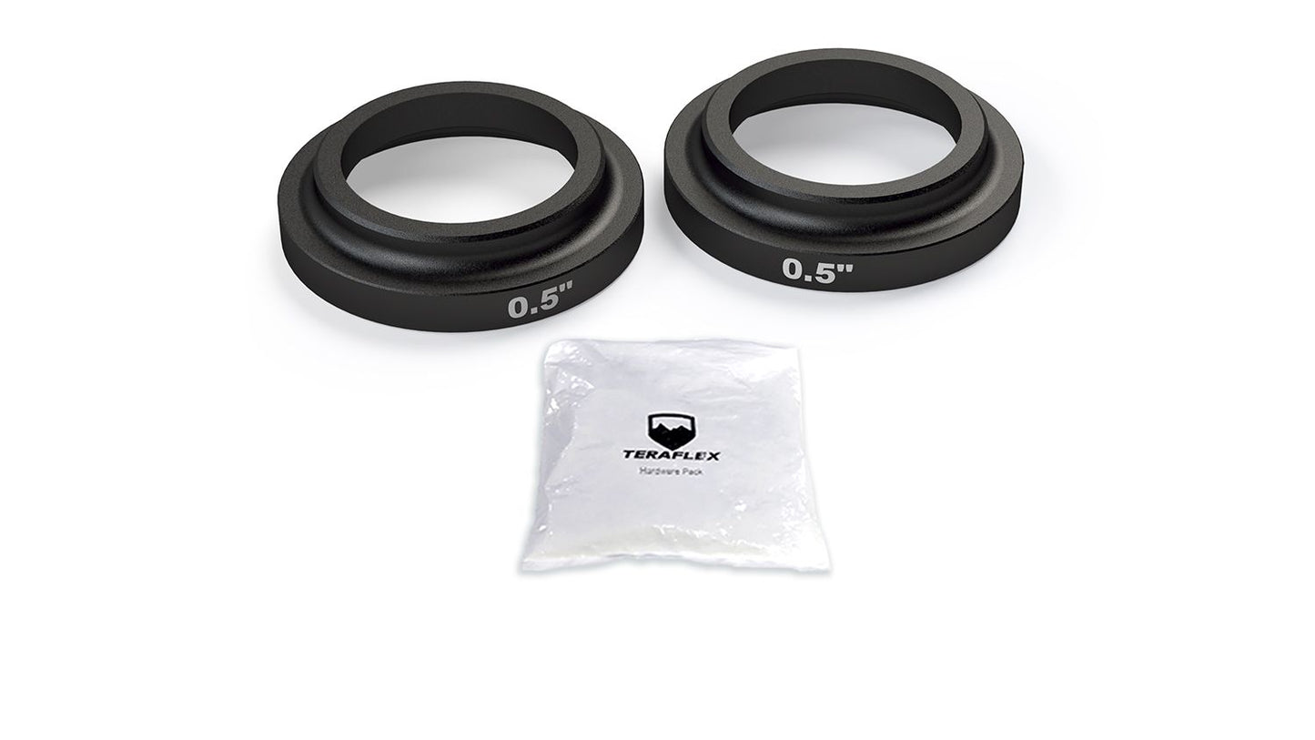 JT: 0.5" Bump Stop Strike Pad Shim Kit ? Rear Upper