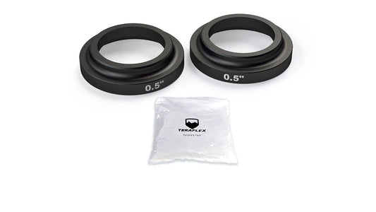 JT: 0.5" Bump Stop Strike Pad Shim Kit ? Rear Upper
