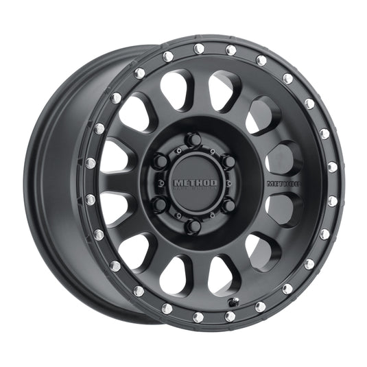 Method | MR315 18x9 +18mm Offset 6x5.5 106.25mm CB Matte Black Wheels