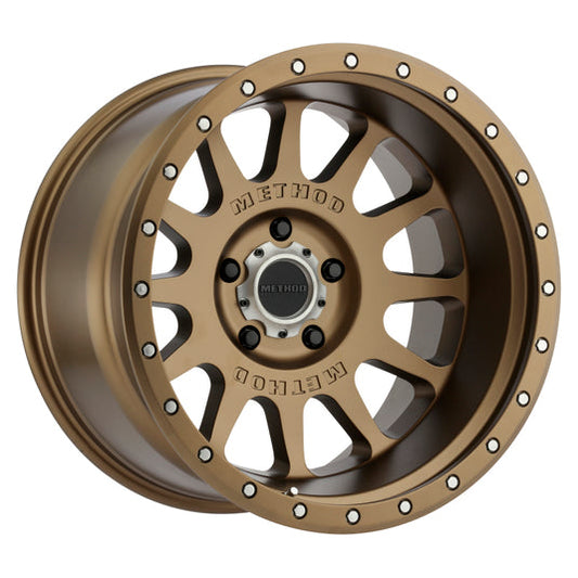 Method | MR605 NV 20x10 -24mm Offset 5x5.5 108mm CB Method | Bronze Wheels