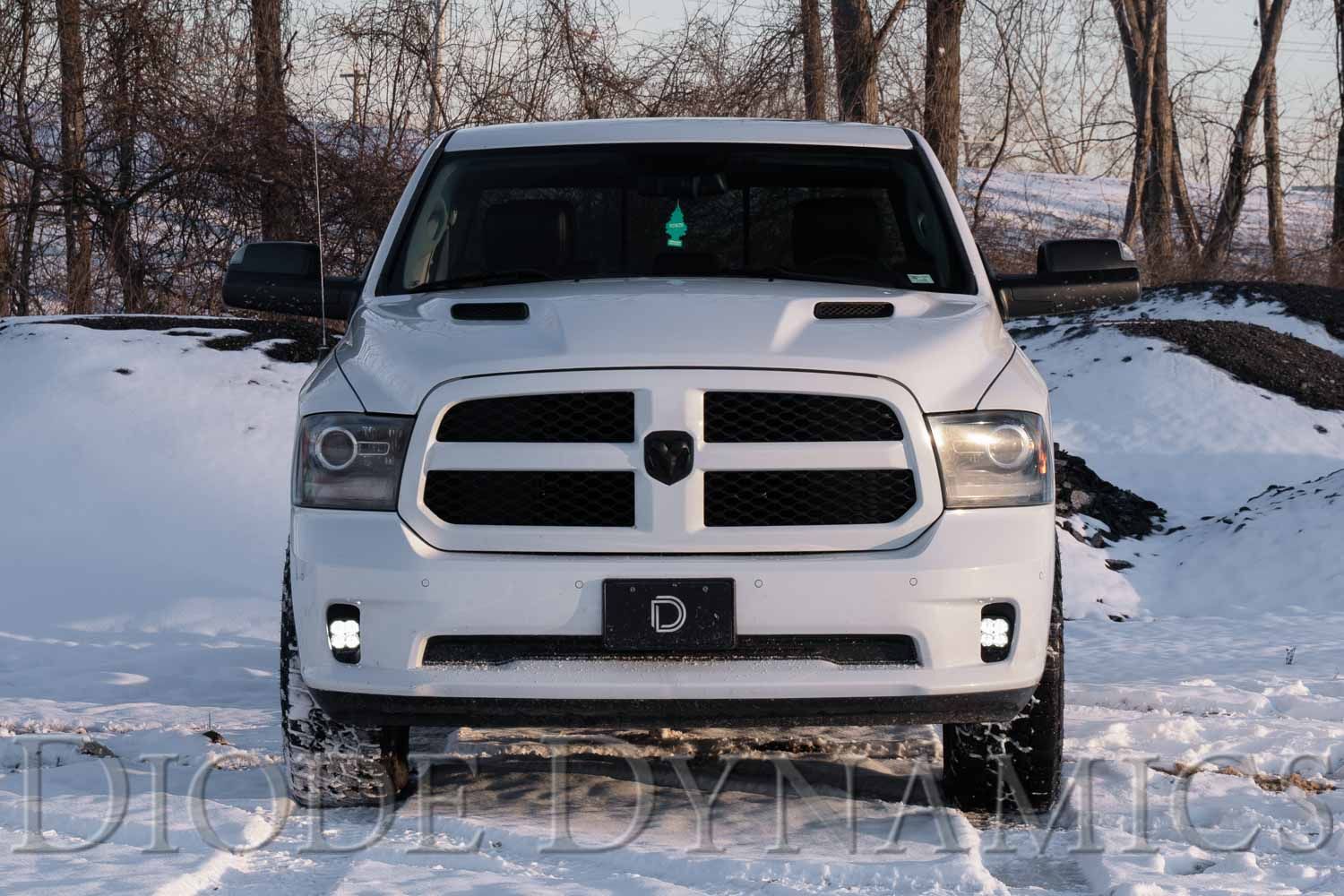 Diode Dynamics SS3 LED Pods: 2009-2018 Dodge Ram Vertical Fog lights   SQUARE1 OFFROAD