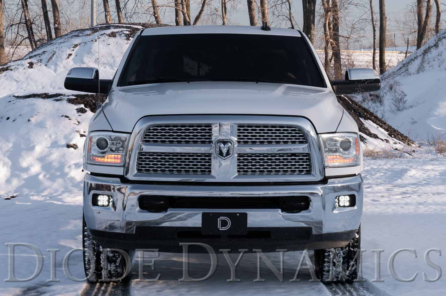 Diode Dynamics SS3 LED Pods: 2009-2018 Ram Horizontal Fog lights Diode Dynamics SS3 LED Pods: 2009-2018 Ram Horizontal Fog lights