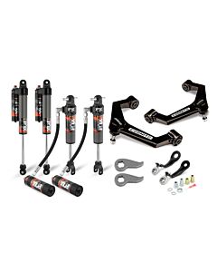 Cognito 3-Inch Elite Leveling Kit with Fox Elite 2.5 Reservoir Shocks for 2020-2024 Silverado/Sierra 2500/3500 2WD/4WD