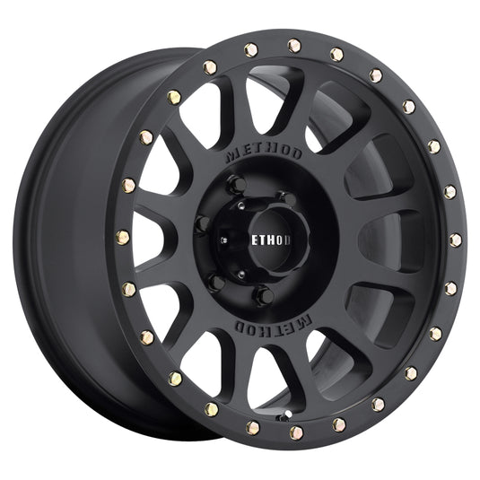Method | MR305 NV 20x10 -18mm Offset 6x135 94mm CB Matte Black Wheels