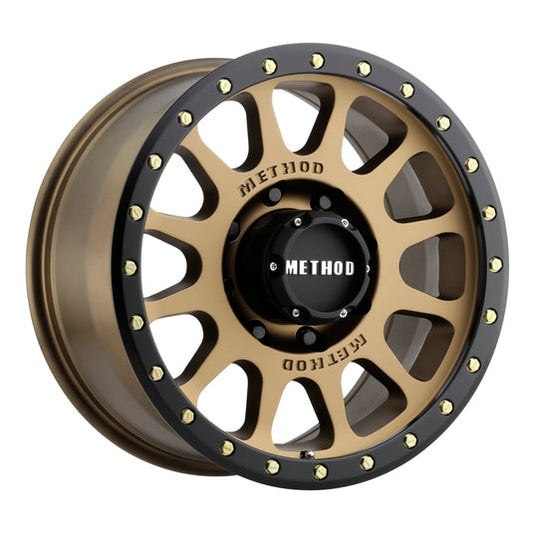Method | MR305 NV 18x9 +18mm Offset 8x170 130.81mm CB Method | Bronze/Black Street Loc Wheels