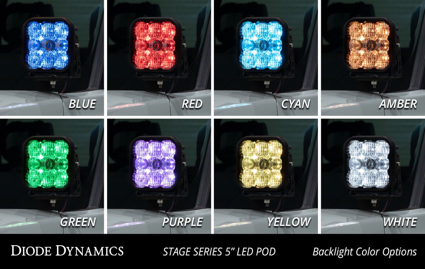 Diode Dynamics Stage Series SSC2/SS3/SS5 LED Ditch Light Kit for 2022-2025 Toyota Tundra