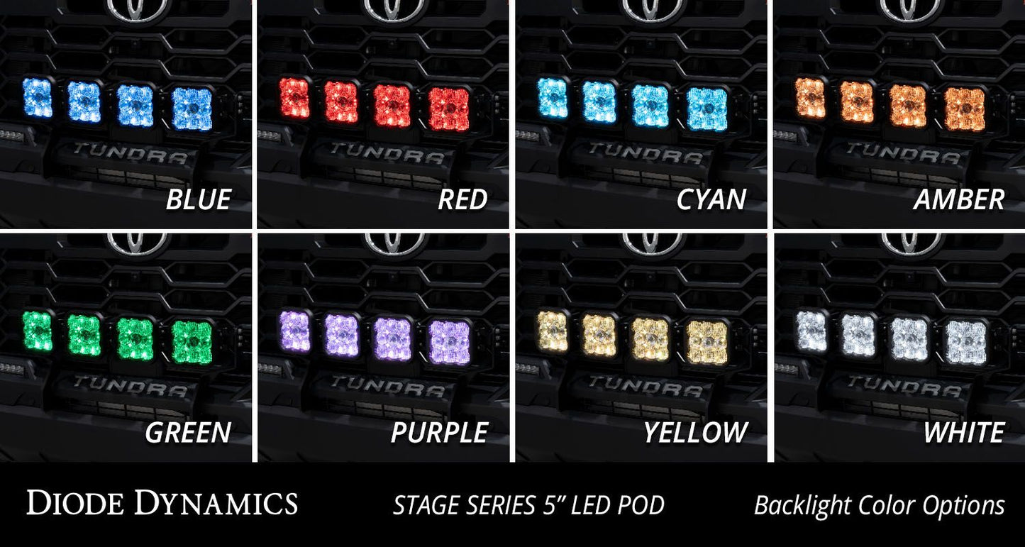 Diode Dynamics SS5 Grille CrossLink Light Bar Kit for 2022-2023 Toyota Tundra