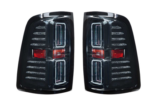 DODGE RAM 1500 (2019-2023): MORIMOTO XB LED TAIL LIGHTS SMOKED