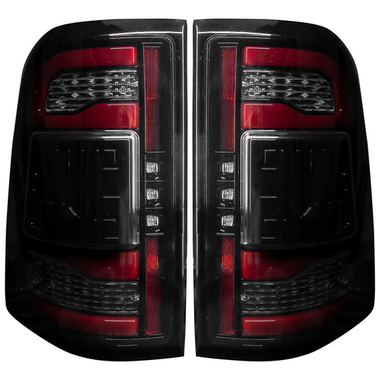 Dodge 2019-2023 RAM 1500 OLED TAIL LIGHTS (Replaces Factory OEM LED Tail Lights WITH Blind Spot Sensors