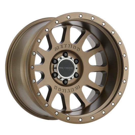 Method | MR605 NV 20x12 -52mm Offset 6x5.5 106.25mm CB Method | Bronze Wheels