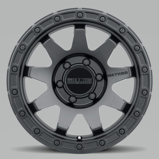Method | MR317 20x9 +18mm Offset 6x5.5 106.25mm CB Matte Black Wheels