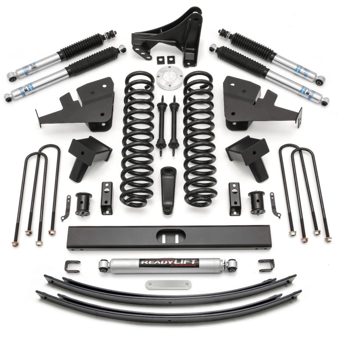 8" Lift Kit W/ Bilstein Shocks - Ford Super Duty Diesel F250/F350 4WD 2017-2019