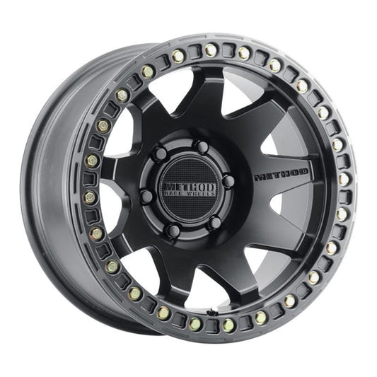 Method | MR108 17x9 -44mm Offset 6x5.5 106.25mm CB Matte Black w/BH-H24125-38 Wheels