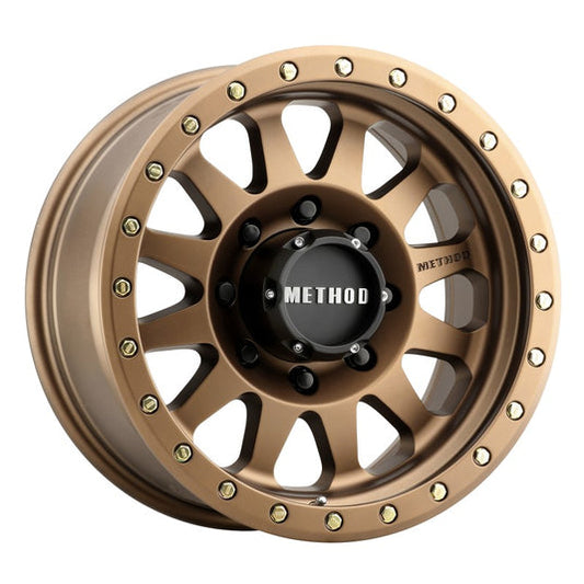 Method | MR304 Double Standard 17x8.5 0mm Offset 8x170 130.81mm CB Method | Bronze Wheels