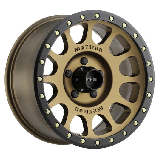 Method | MR305 NV 18x9 0mm Offset 5x150 116.5mm CB Method | Bronze/Black Street Loc Wheels