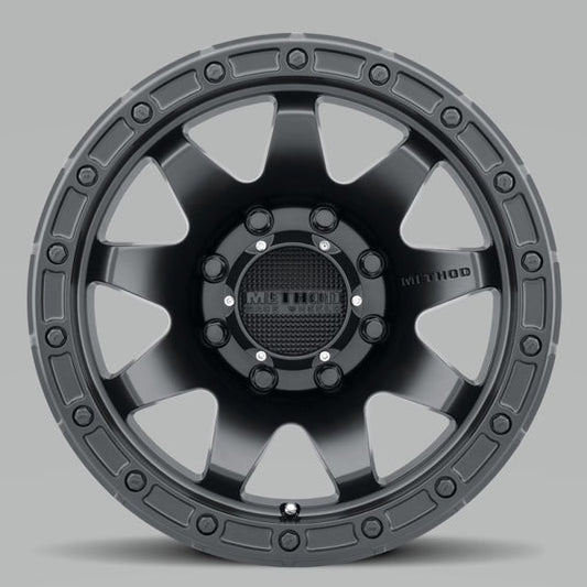 Method | MR317 17x8.5 0mm Offset 8x170 130.81mm CB Matte Black Wheels