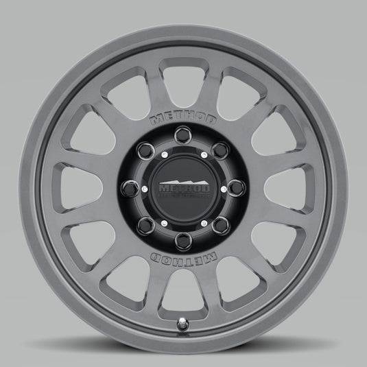Method | MR703 17x8.5 0mm Offset 8x170 130.81mm CB Gloss Titanium Wheels
