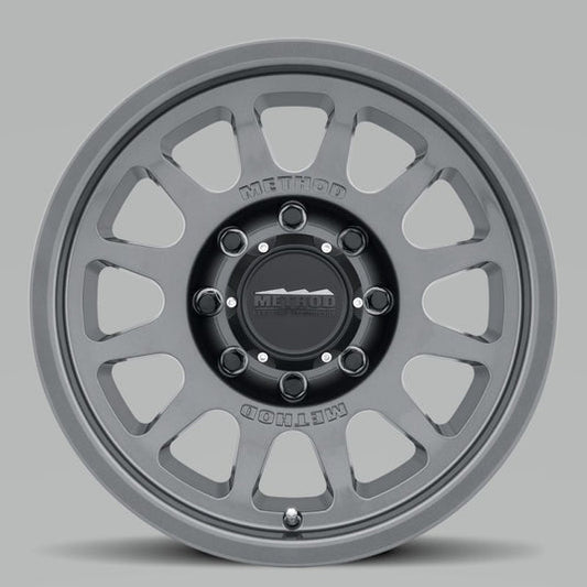 Method | MR703 17x8.5 0mm Offset 8x170 130.81mm CB Gloss Titanium Wheels