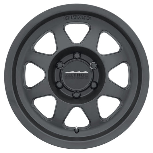 Method | MR701 17x8.5 0mm Offset 6x5.5 106.25mm CB Matte Black Wheels