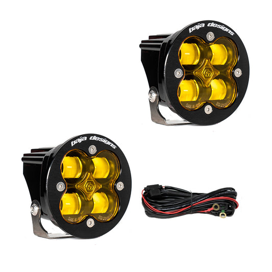 Squadron-R SAE LED Auxiliary Light Pod Pair Universal SAE Fog Amber