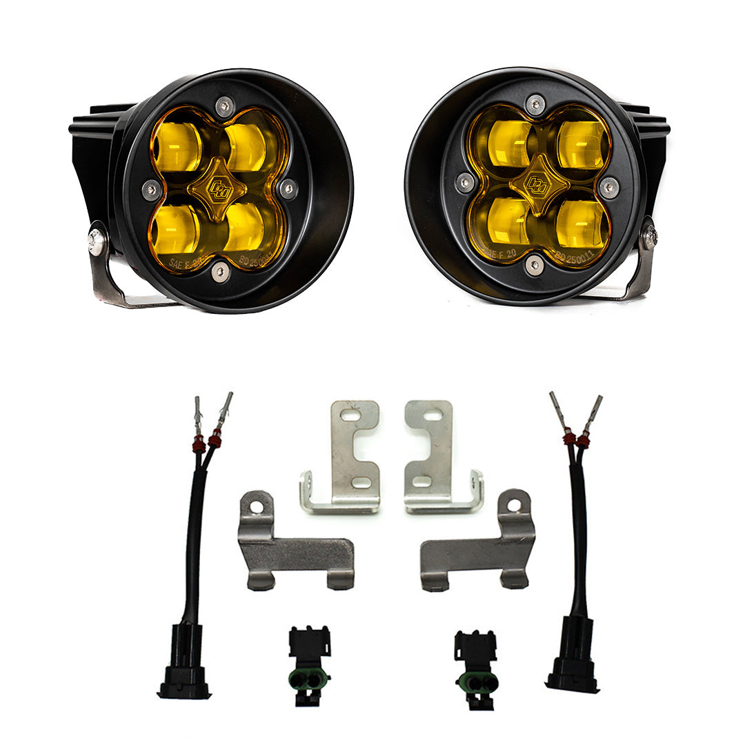 Toyota Squadron-R SAE Fog Pocket Light Kit Toyota 2010-2024 4Runner, 2012-2023 Tacoma, 2014-2021 Tundra SAE Fog Amber