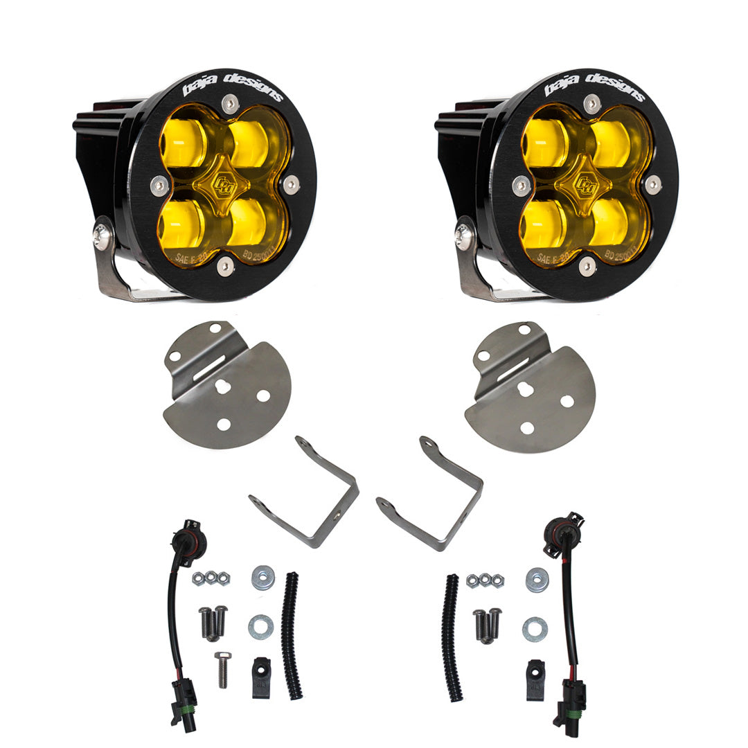 Chevy/GMC Squadron SAE Fog Pocket Light Kit Chevy/GMC 2015-2019 Colorado/Canyon / Silverado/Sierra 2500/3500HD SAE Fog Amber